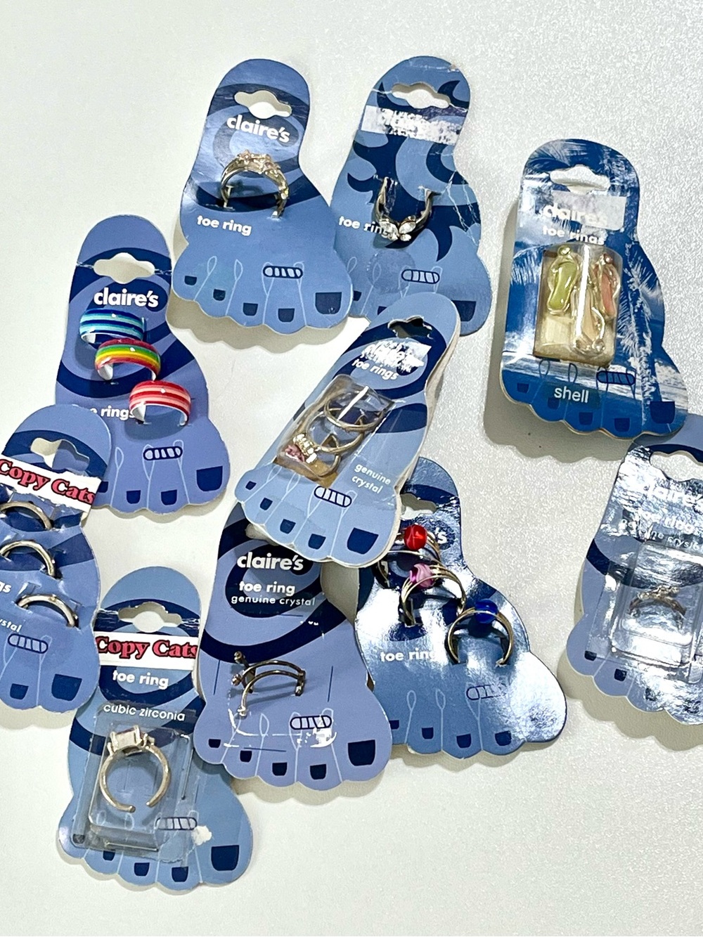 10 Claire's Toe Ring Assortment